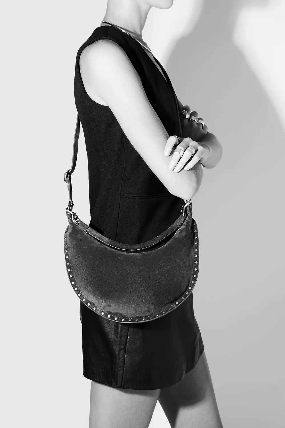 Darren Small Crescent Crossbody - Image 6